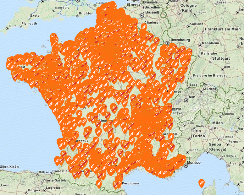 Une application montre en temps réel quelles stations sont en pénurie de carburant.