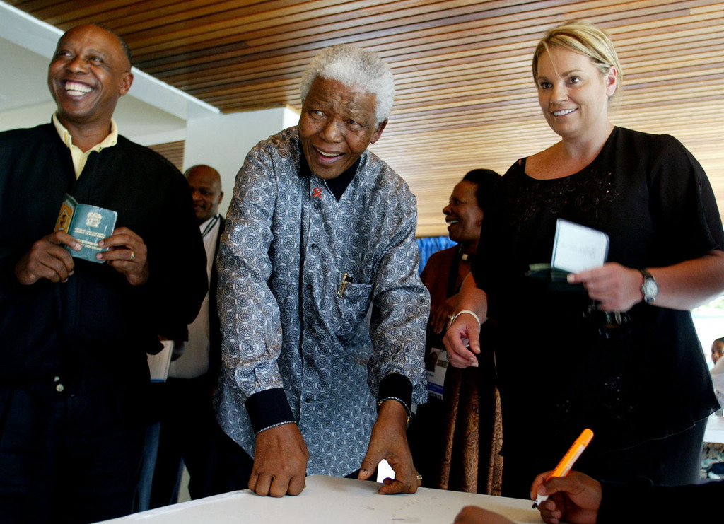 Nelson Mandela est décédé en 2014.