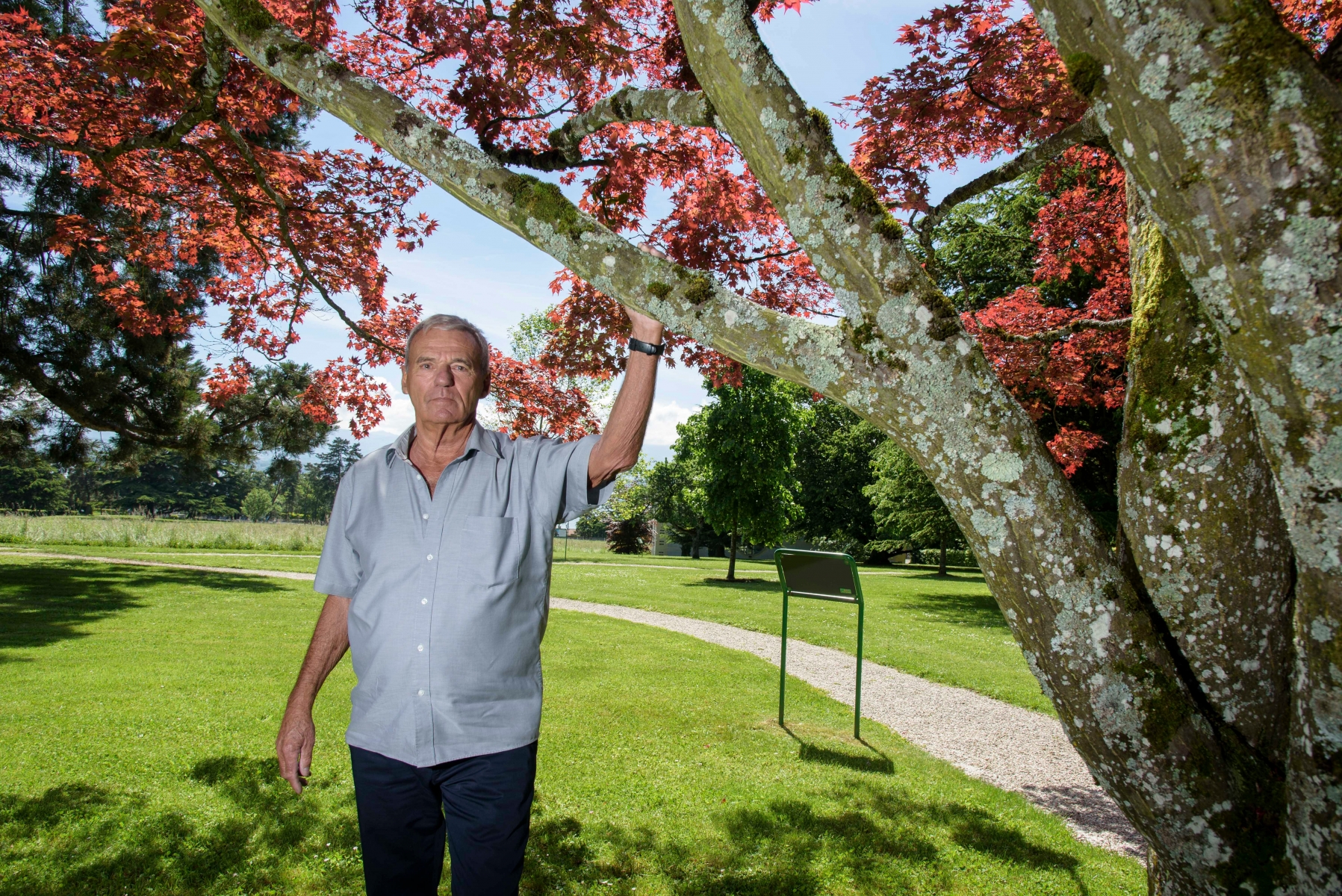 Tannay, vendredi 20.05.2016, portrait de Gilbert Caillet, président du conseil communal depuis 30 ans, photos Cédric Sandoz