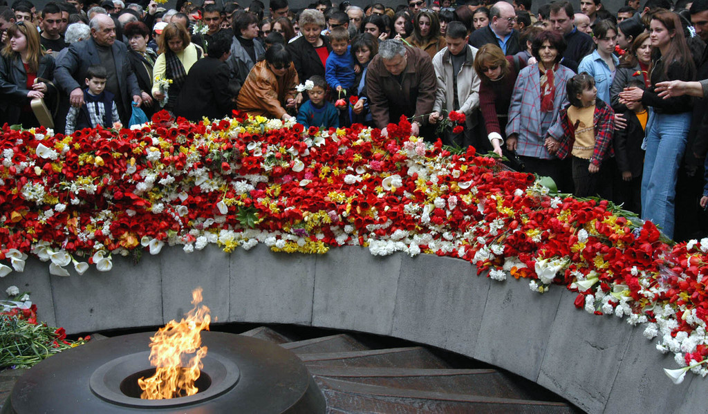 Les arméniens ont commémoré le centenaire du génocide en 2015.