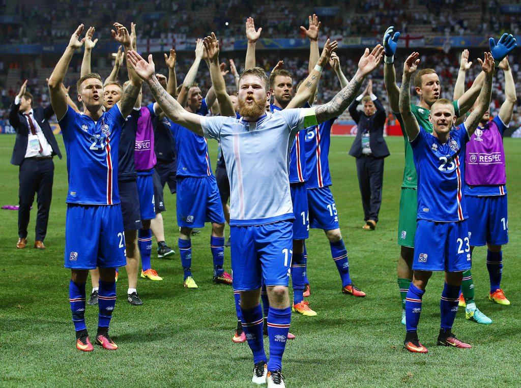 L'Islande a fêté une qualification historique pour les quarts de finale.