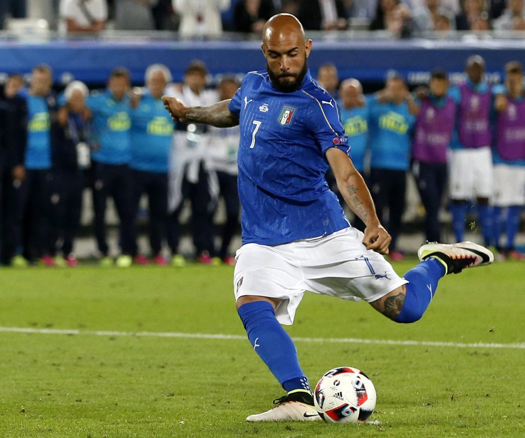 Simone Zaza avait raté son penalty lors de la séance de tirs au but entre l'Allemagne et l'Italie.