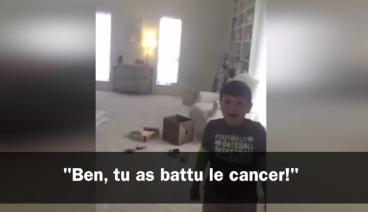 Ben a enduré trois ans de chimiothérapie.