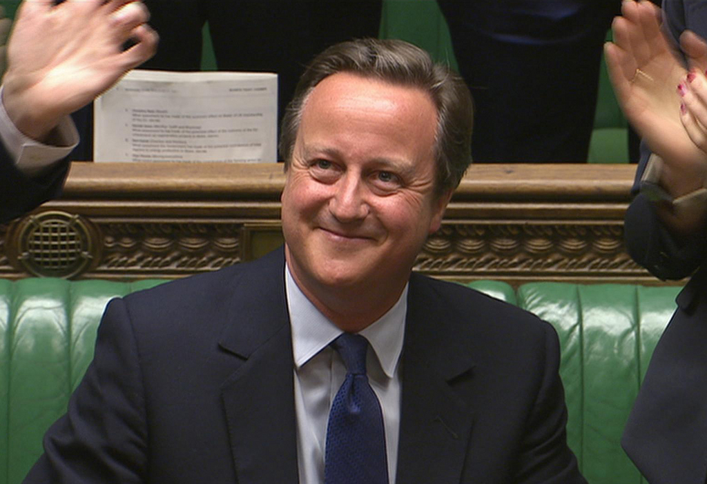David Cameron a quitté la salle sous les applaudissements nourris de tous les députés, debout.