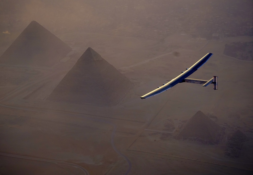 Arrivé le 13 juillet au Caire, Solar Impulse 2 pourra enfin s'envoler pour la dernière étape de son périple vers les Emirats arabes unis.