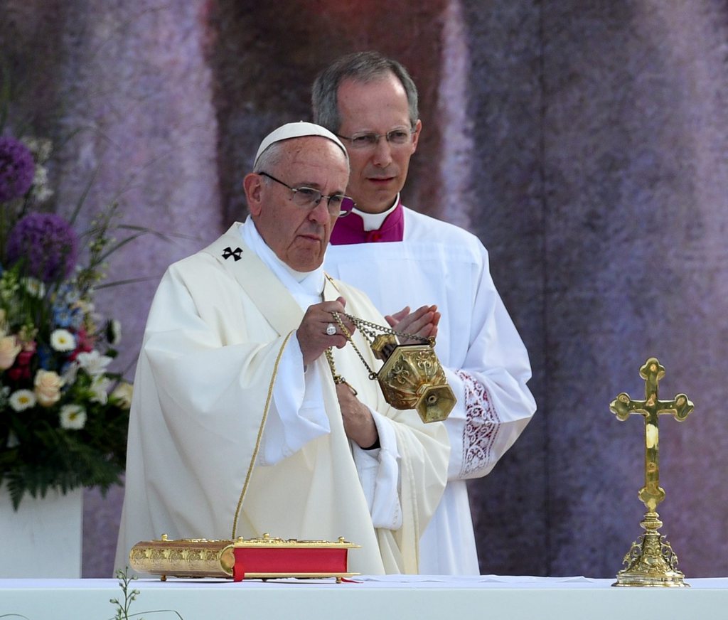 Le pape François a célébré une messe en présence d'1,6 million de fidèles.