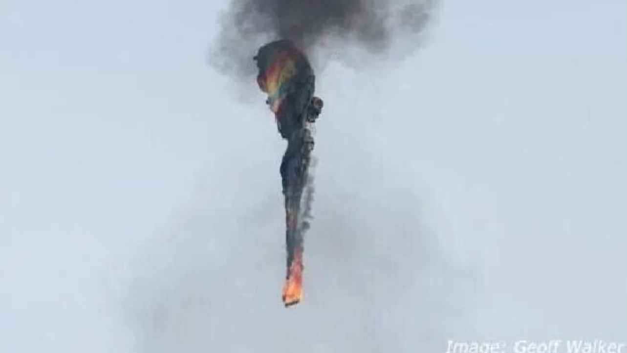 Selon les premières informations, la montgolfière a pris feu en plein vol, avant de s'écraser.