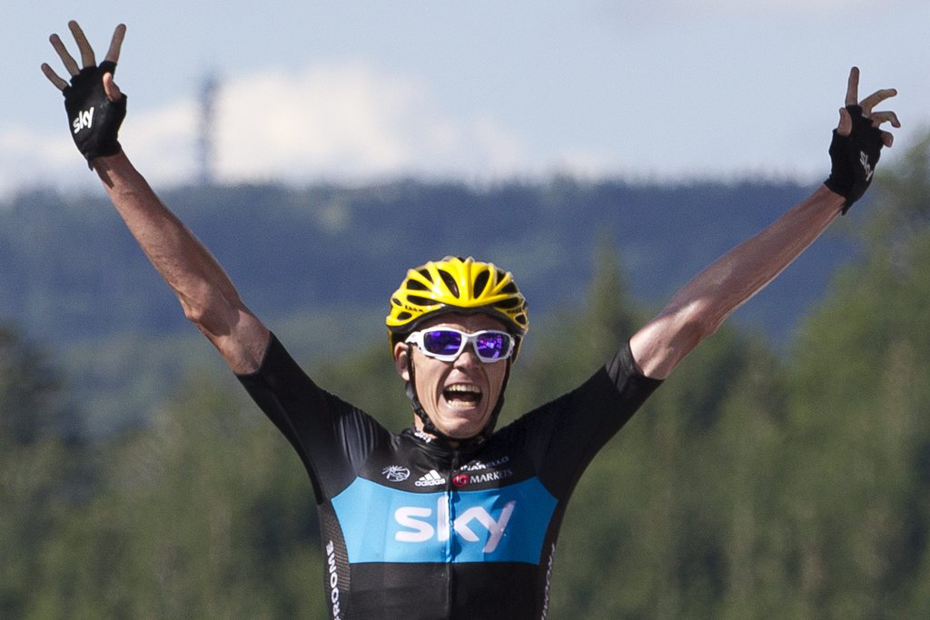 Le Britannique Christopher Froome.