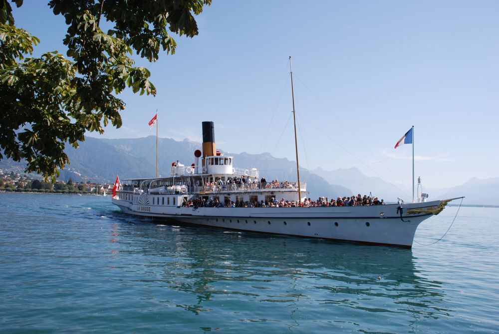 Le vapeur amiral "La Suisse".