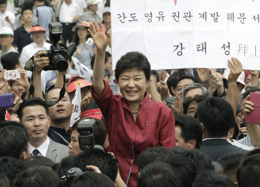 Park Geun-hye pourrait être la candidate du parti conservateur. 