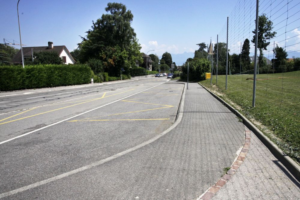 Travaux des zones 30 à Rolle.