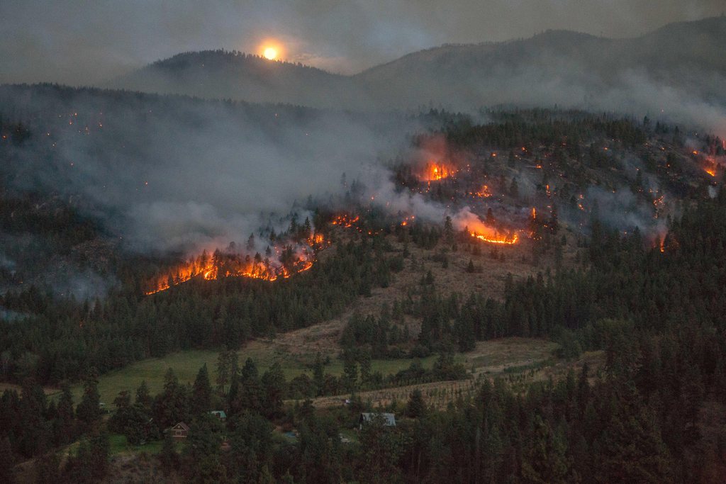 Les incendies ne sont pas rares à Washington comme le montre cette image de septembre 2015. (Illustration)