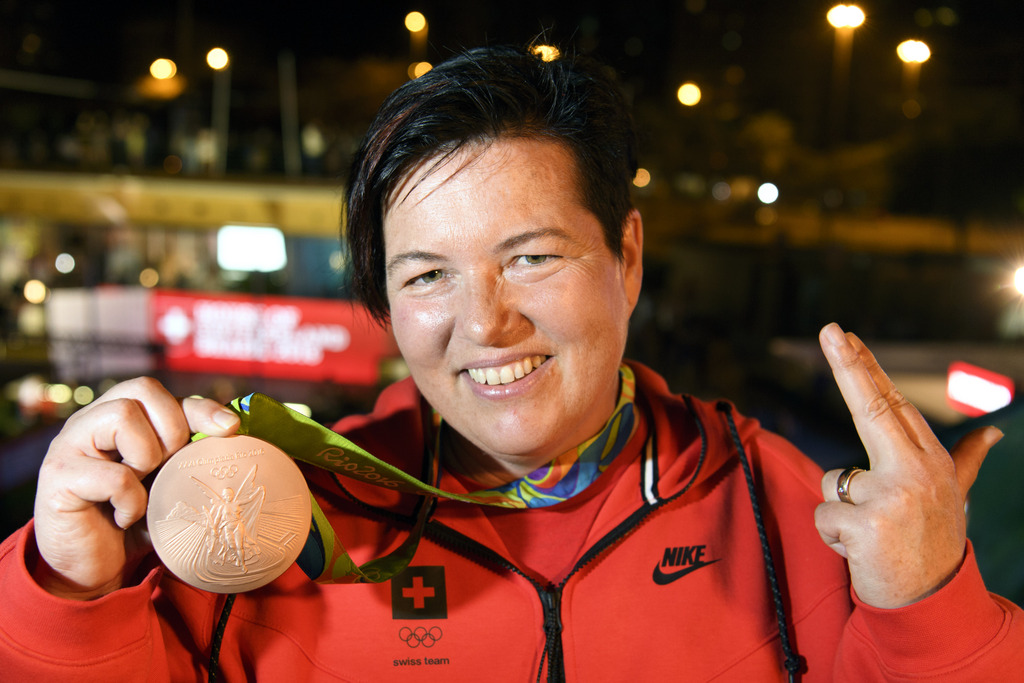 Heidi Diethelm Gerber a remporté mardi à 47 ans la première médaille suisse à Rio.