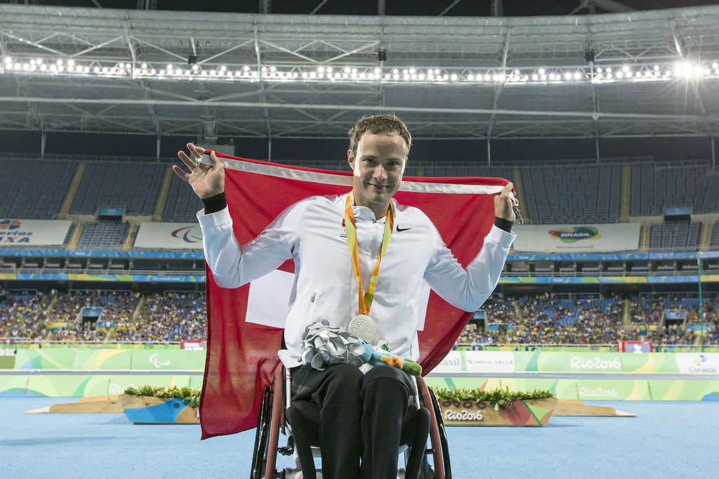 Le Thurgovien a manqué le titre pour trois centièmes de seconde sur le 1500 m en fauteuil roulant.