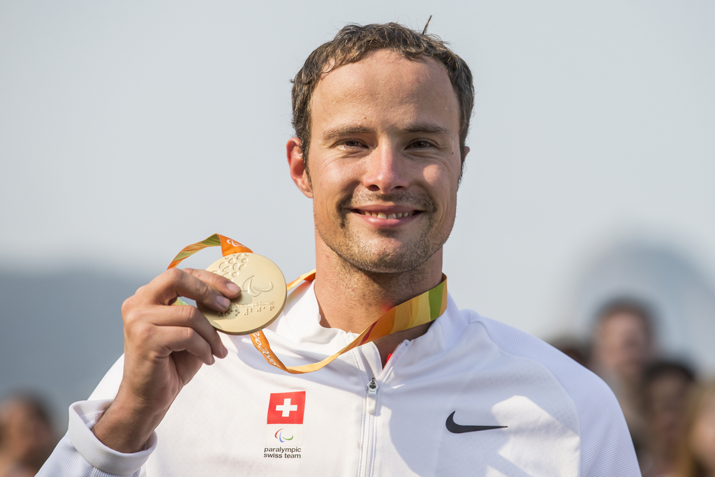 Le Thurgovien Marcel Hug a obtenu sa seconde médaille d'or lors du marathon en fauteuil roulant à Rio.