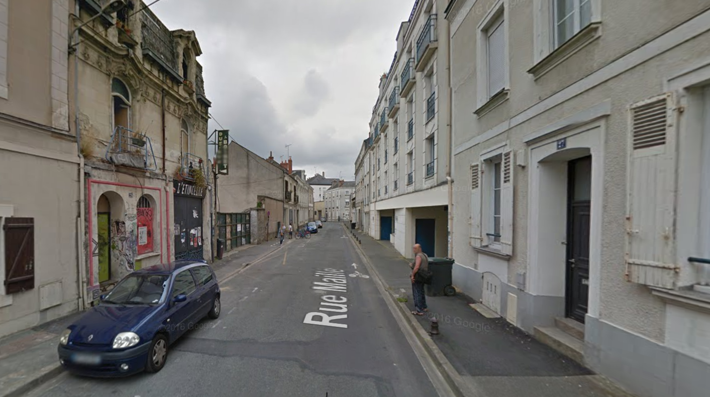 L'accident s'est produit dans un immeuble de la rue Maillé, au centre-ville d'Angers.