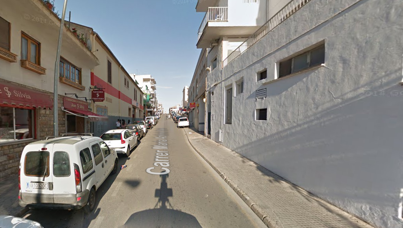 L'accident s'est produit dans la rue María Antònia Salvà sur la commune d'El Arenal de Llucmajor.