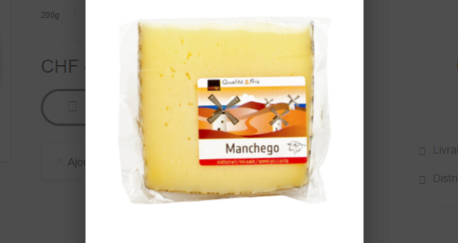 Le rappel du produit concerne uniquement le fromage "Manchego", de 200 grammes, portant les dates limite de consommation du 05.11.16, 07.11.16 et 11.11.16.