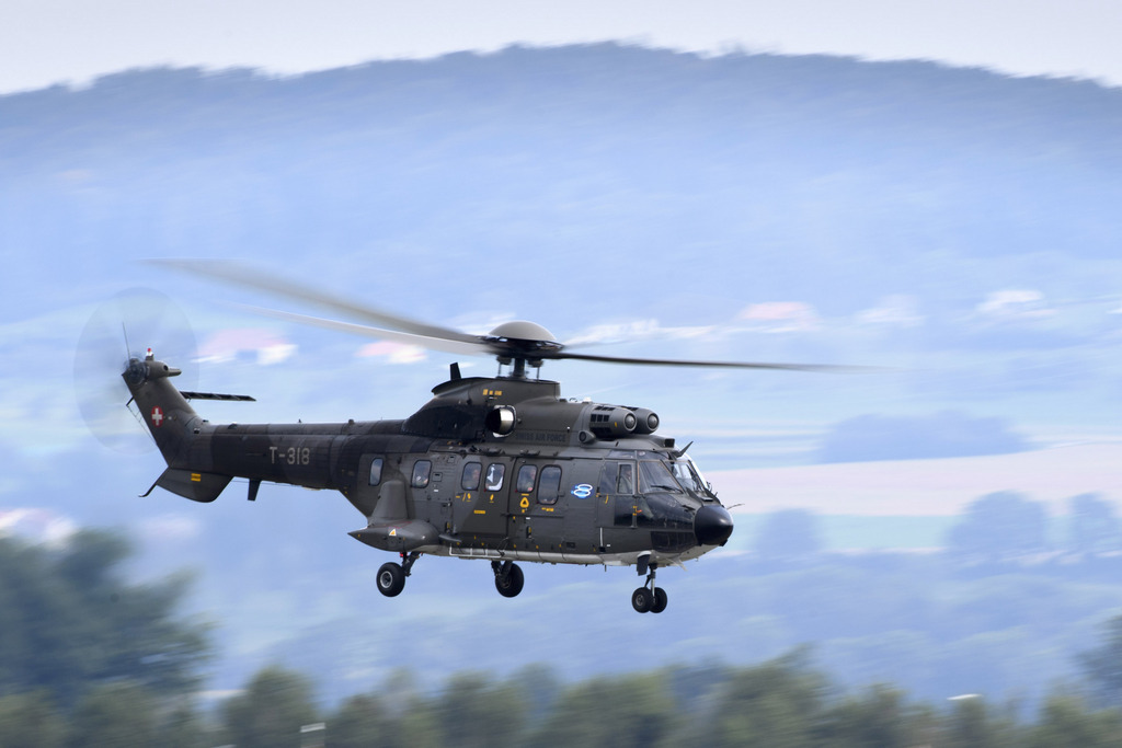 L'hélicoptère était engagé dans une opération de contrôle au-dessus de la région frontière entre la Suisse et l'Allemagne. (illustration)