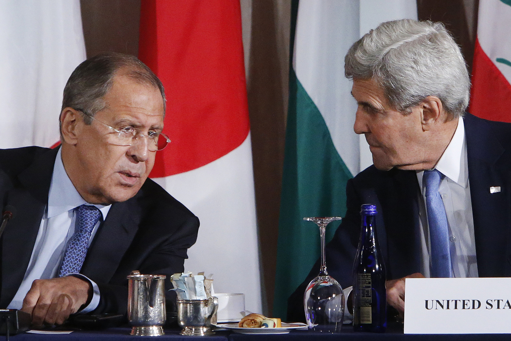 Sergueï Lavrov, left et John Kerry se retrouveront à Lausanne ce samedi.