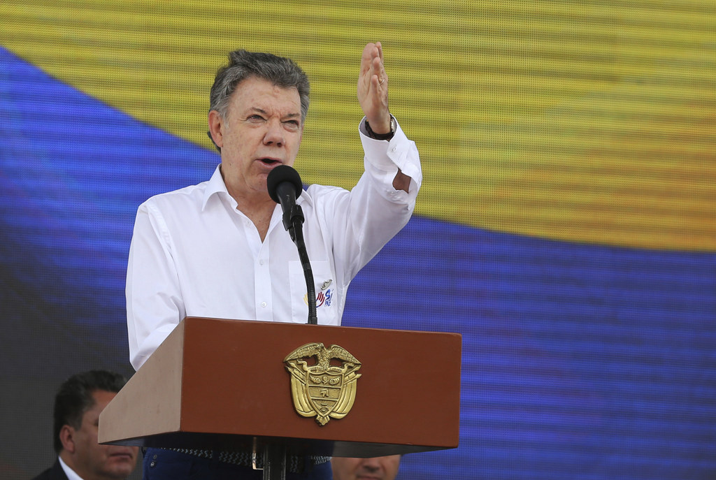 Le président colombien n'entend pas abandonner la bataille pour la paix face à la guérilla des FARC.