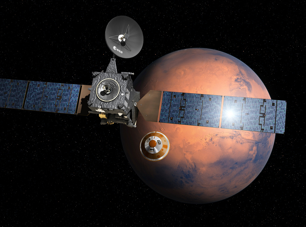 La sonde européano-russe TGO voyage vers la planète Mars depuis 7 mois.