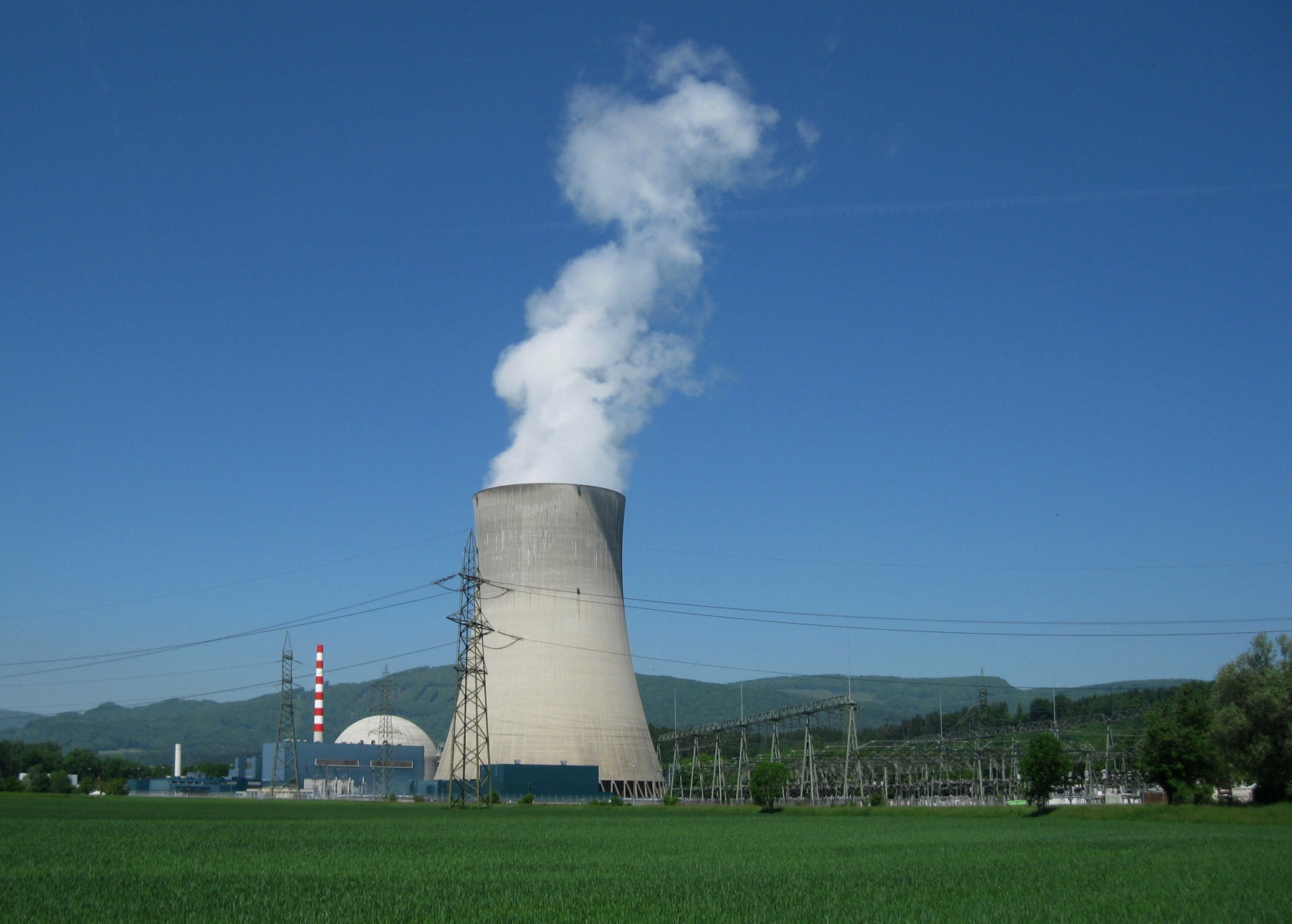 La centrale nucléaire de Gössgen, dans le canton de Soleure.