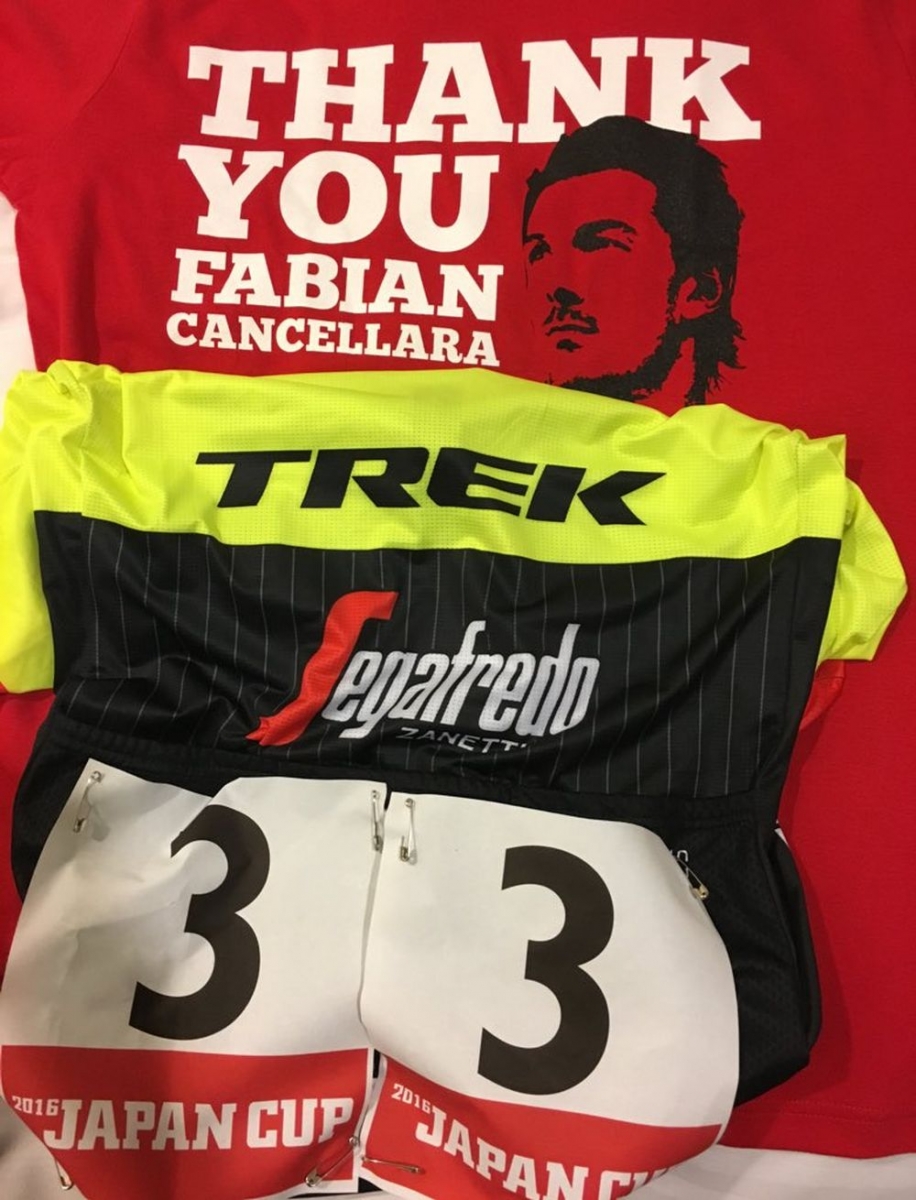 Fabian Cancellara a posté cette image sur son fil Twitter avec un message d'adieux à ses fans.