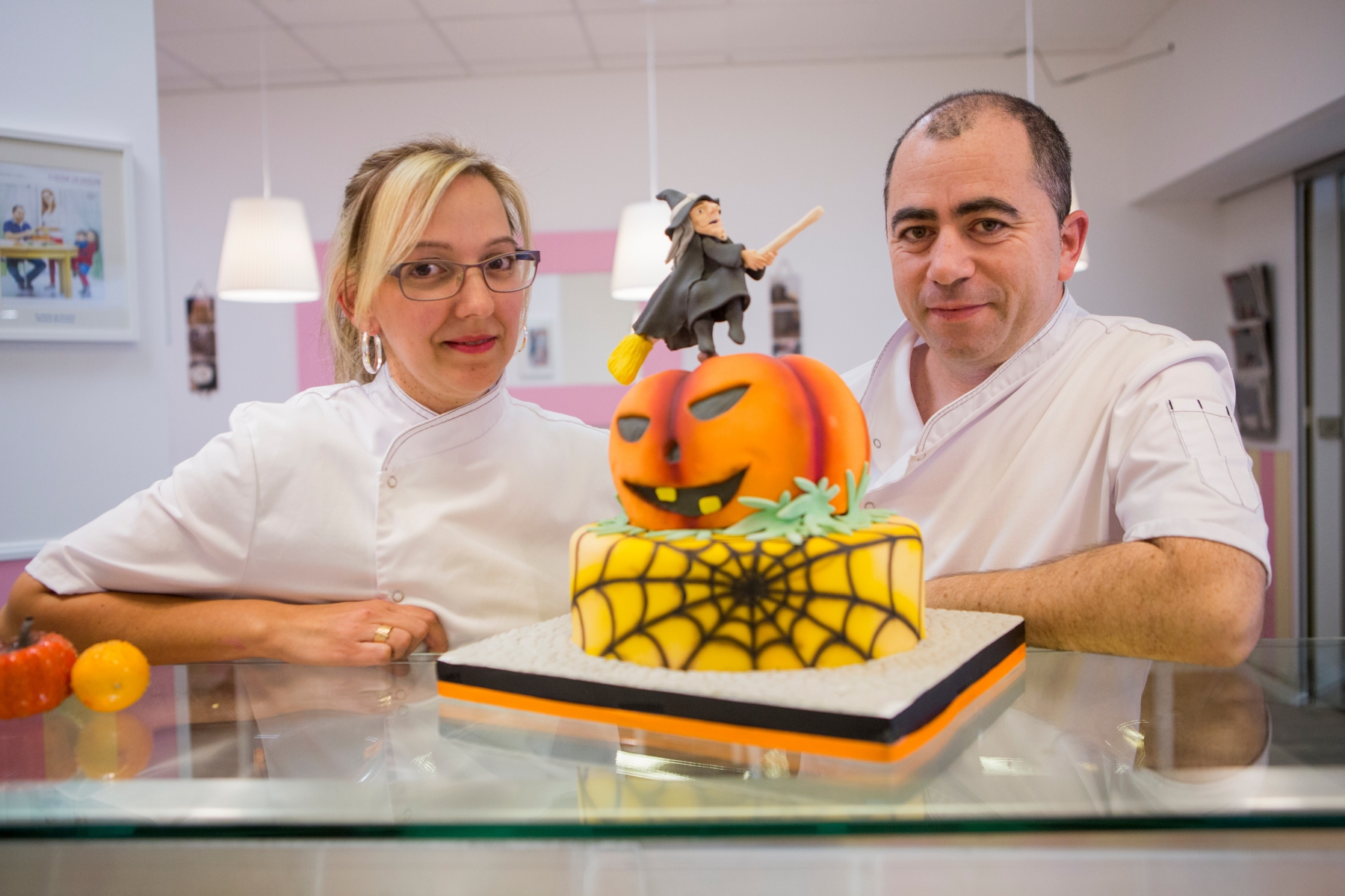 Guida et Nelson Piçarra da Silva, propriétaires de Mes Gâteaux Cake Design à Morges.