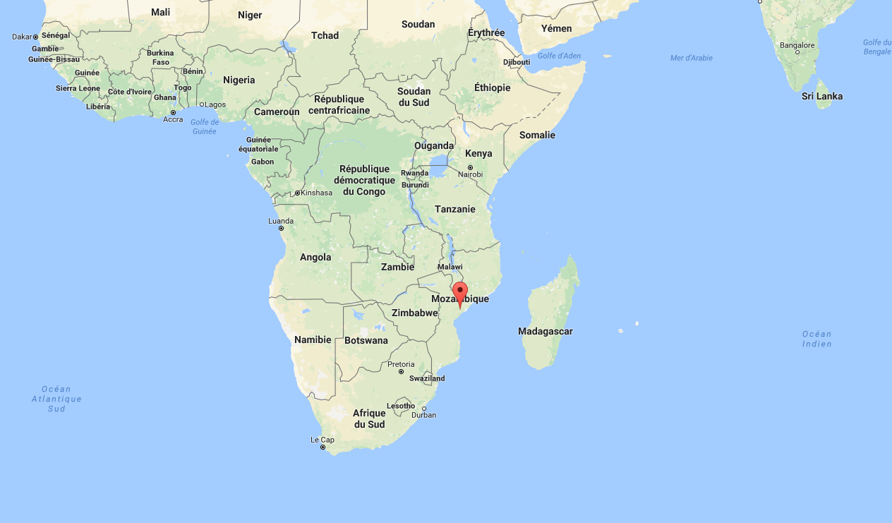 L'explosion a eu lieu dans l'ouest du Mozambique.