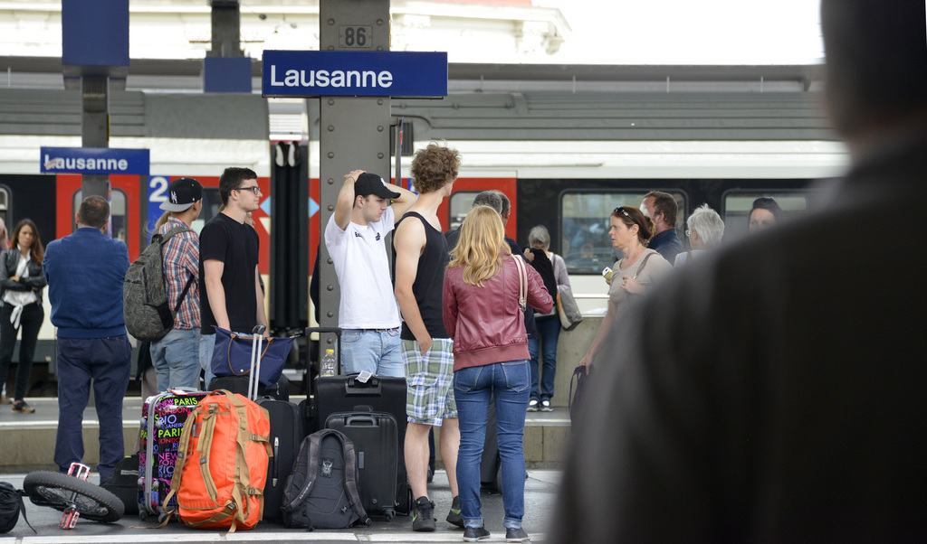 Le parcours en train entre Lausanne et Genève pourrait prendre jusqu'à 30 minutes de plus le week-end prochain.
