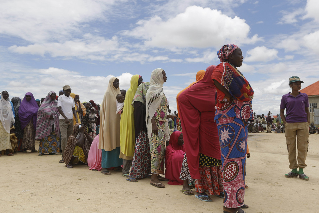 Des femmes ont été accueillies dans des camps du nord-est du Nigeria après avoir été victimes des djihadistes de Boko Haram. (illustration)