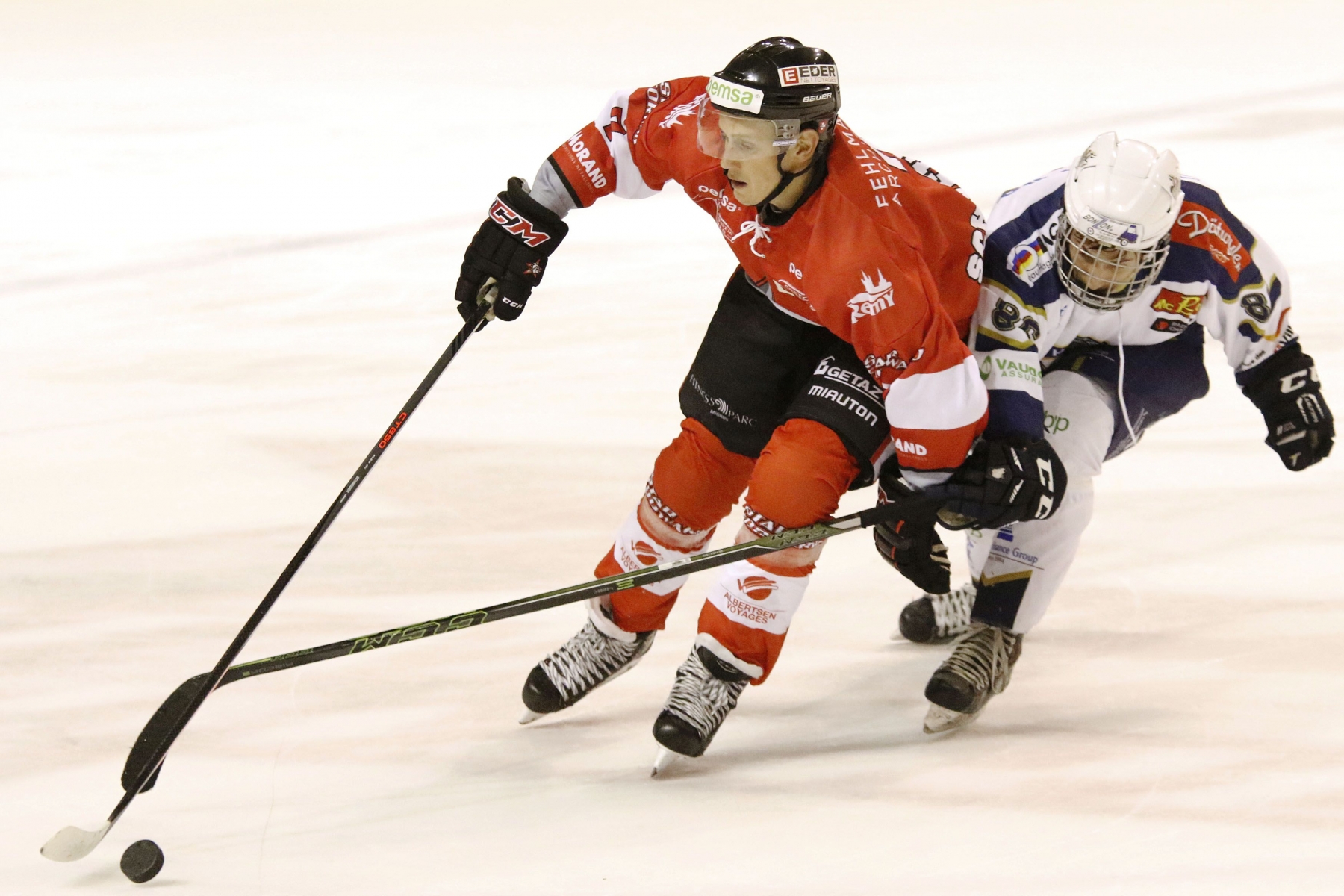 Morges, Patinoire des Eaux  Minérales,  Samedi 17 septembre 2016, Hockey sur glace, 1re ligue, Star Forward vs Villars, Numéro 7 de Star Forward Schneider Sébastien, Photos Céline Reuille