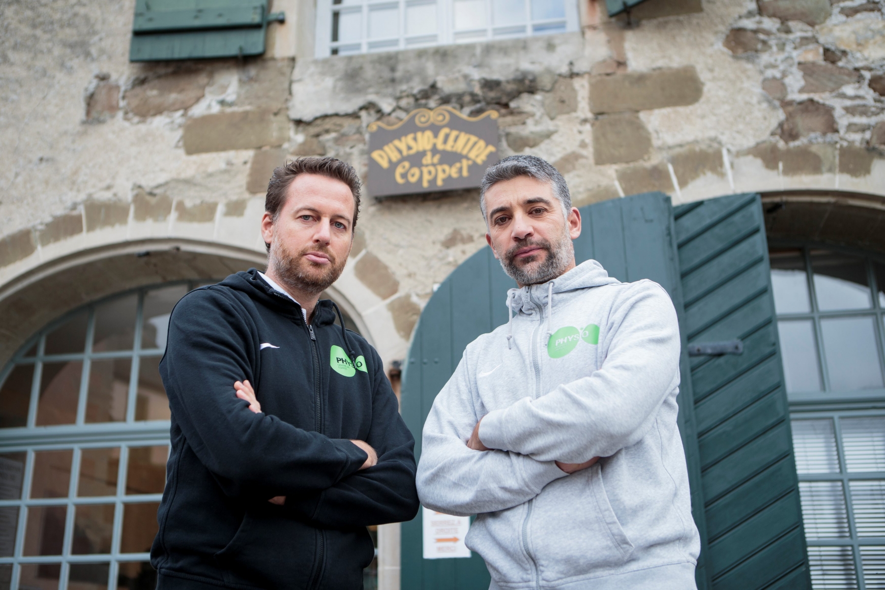 Coppet, lundi 14 novembre 2016
Portrait de Frédéric Paulian et Marc Favre, physiothérapeutes à Physio-Centre de Coppet

Sigfredo Haro Portrait Marc Favre et Frédéric Paulian, Coppet