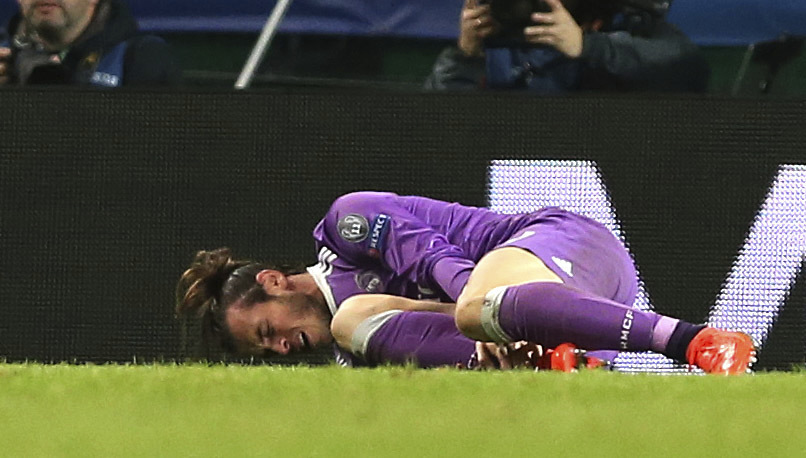 Gareth Bale s'est blessé au cours du match opposant le Real Madrid au Sporting.