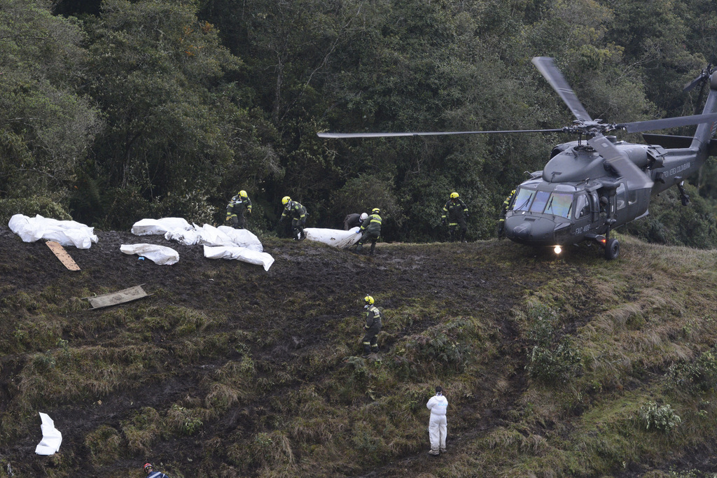 L'appareil s'est abîmé dans une zone proche de la ville de Medellin, en Colombie.