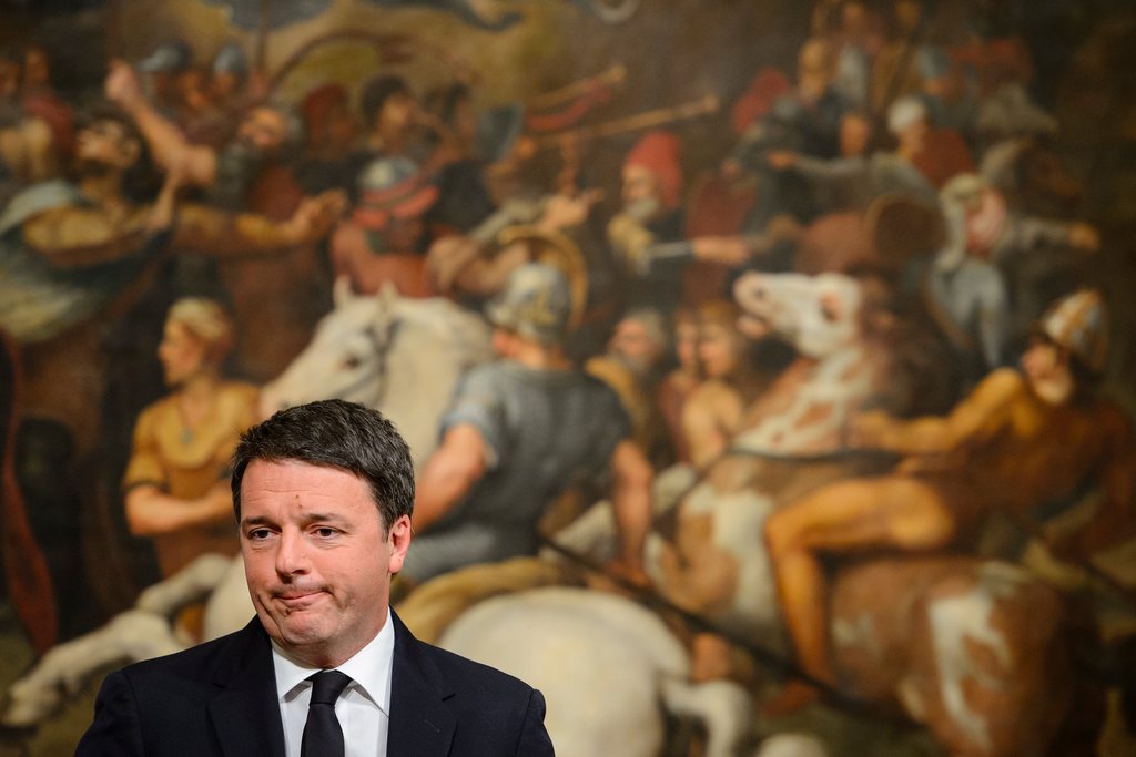 Suite à la défaite lors du référendum, le président du Conseil italien a annoncé sa démission.