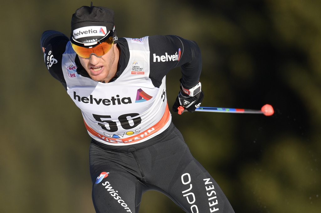Dario Cologna a terminé 10e au 30 km de Davos.