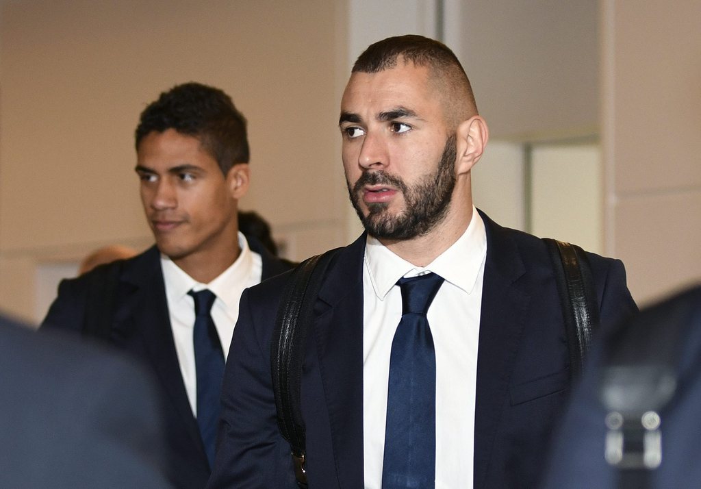 Karim Benzema (à droite) a été privé d'Euro 2016 en raison de cette affaire.