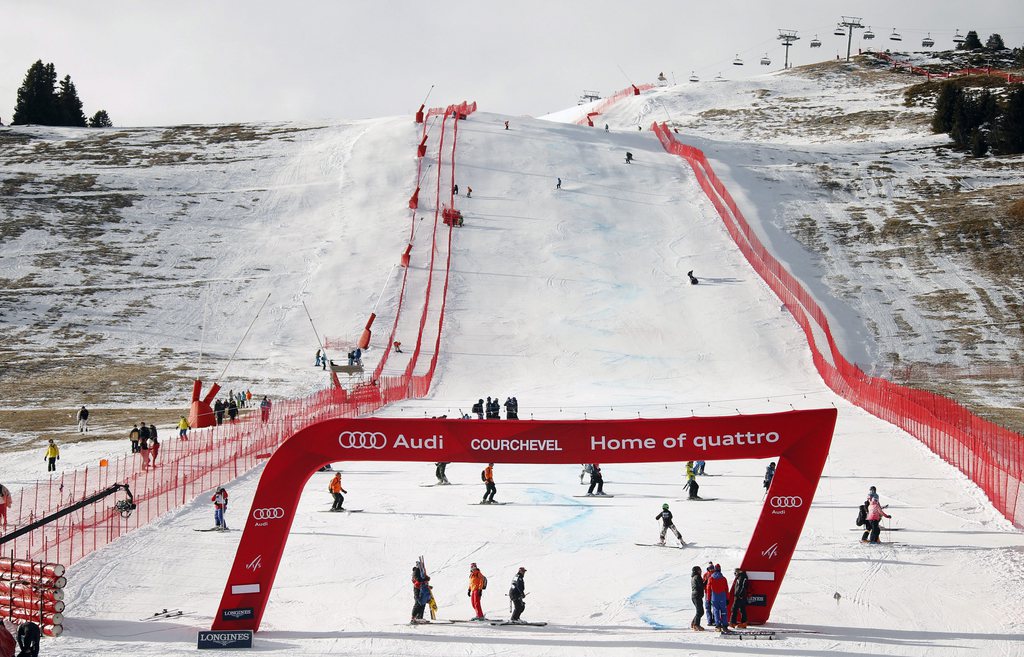 Le géant de Courchevel a été annulé suite au vent.