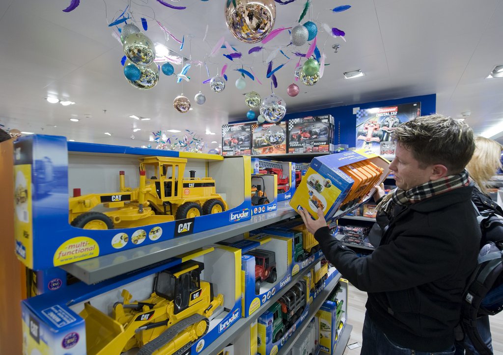 La vente de jouets connaît un pic durant la période de Noël.