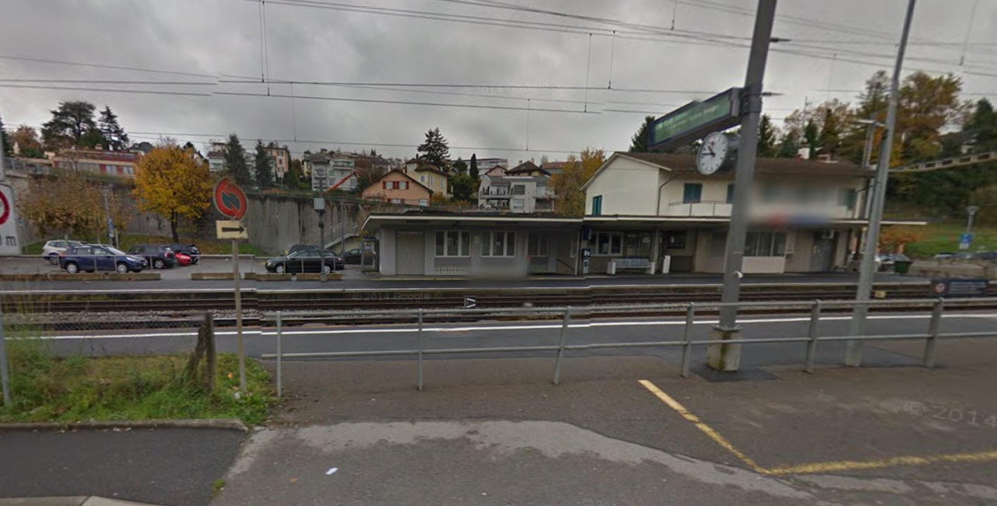 L'accident s'est produit mardi soir en gare de Lutry-La-Conversion (VD).