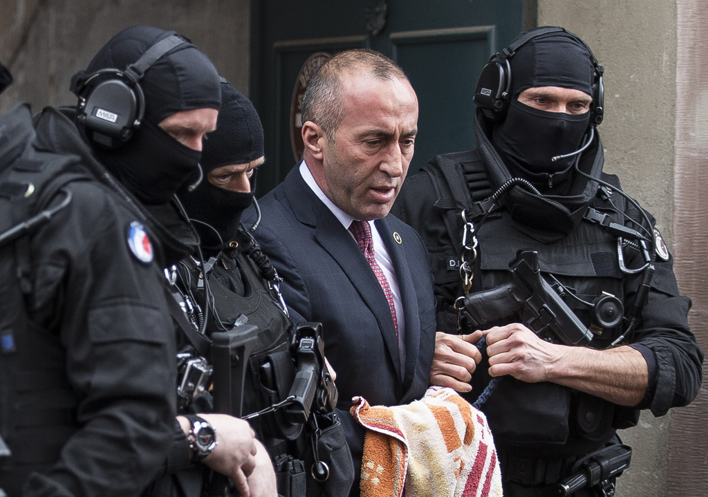 Ramush Haradinaj avait été arrêté le 4 janvier dernier à l'aéroport de Bâle-Mulhouse.