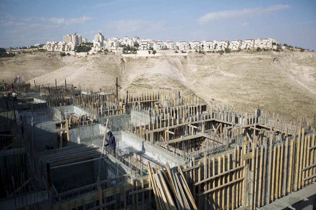 Des quartiers voient le jour en Israël, sans l'accord international. 