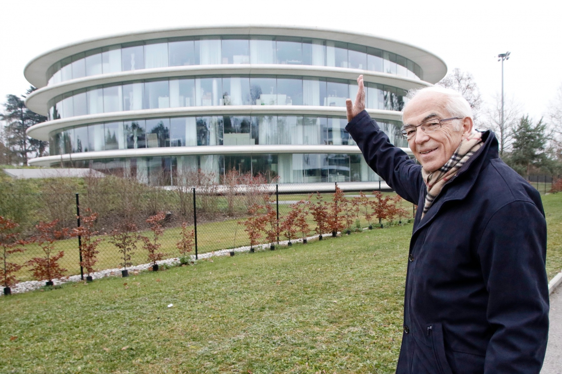 Nyon, Colovray, Vendredi 23 décembre 2016, Jean-Paul Turrian, ancien bras droit de Michel Platini, quitte l' UEFA après 16 ans de service  , Photos Céline Reuille Jean-Paul Turrian