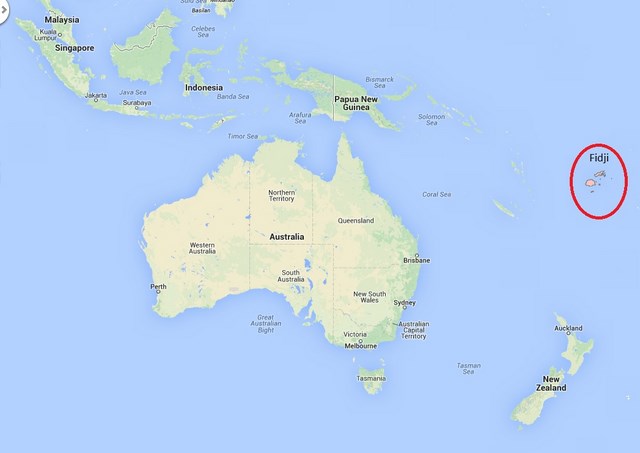 Les îles Fidji se trouvent sur la "Ceinture de feu".