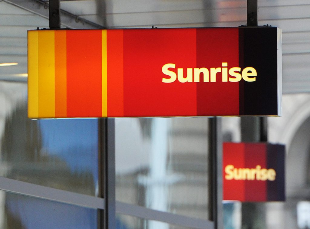 La nouvelle offre de Sunrise est un tiers meilleur marché que les offres précédentes.