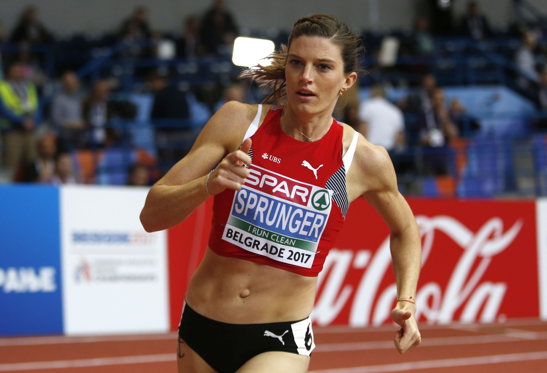 Lea Sprunger disputera la finale du 400 m des championnats d'Europe en salle.