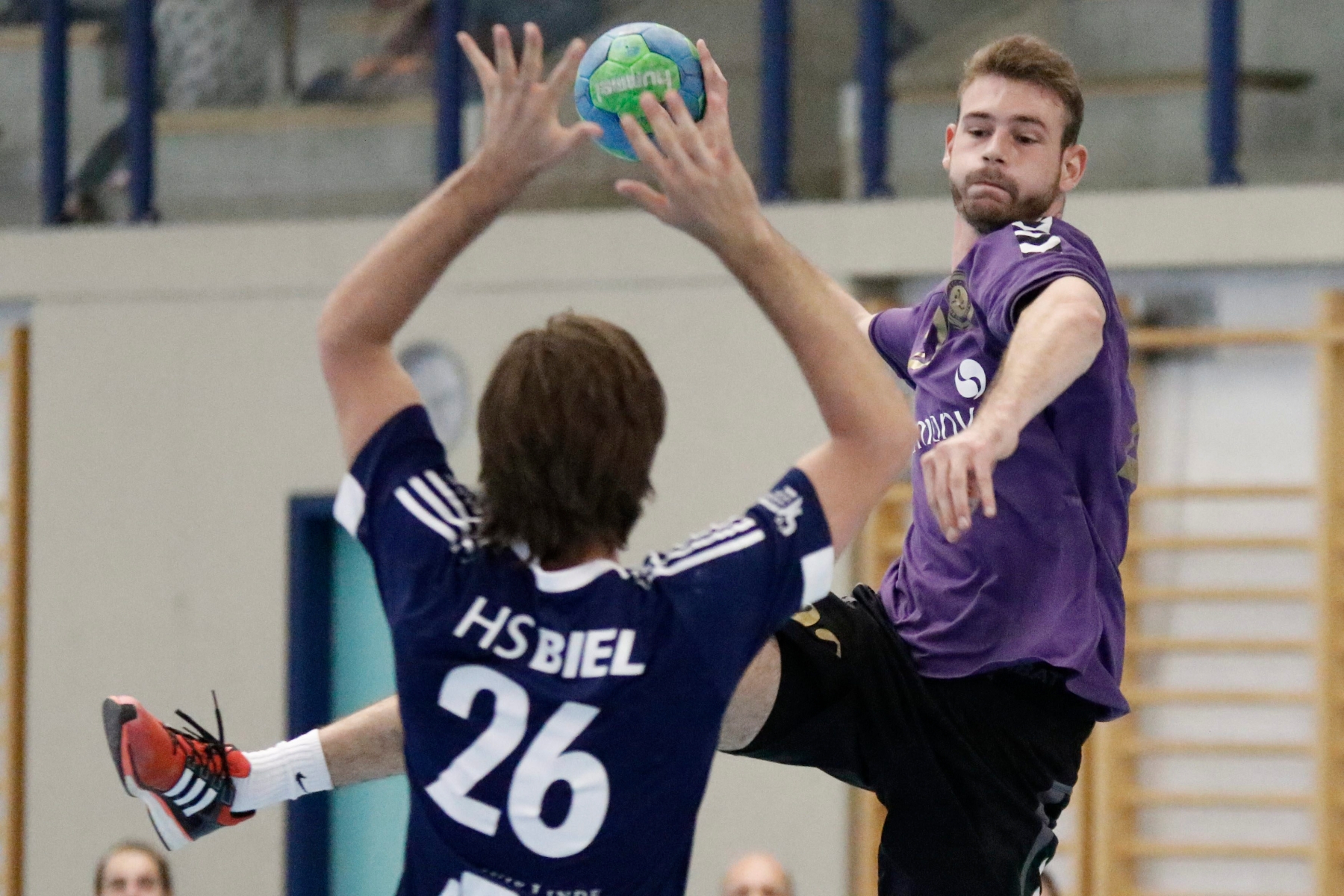 Gland, Grand-Champ, Dimanche 30 novembre 2016, Handball 2e ligue, TCGG vs Bienne II, Numéro 22 de TCGG Briachetti Mathias, Photos Céline Reuille Handball