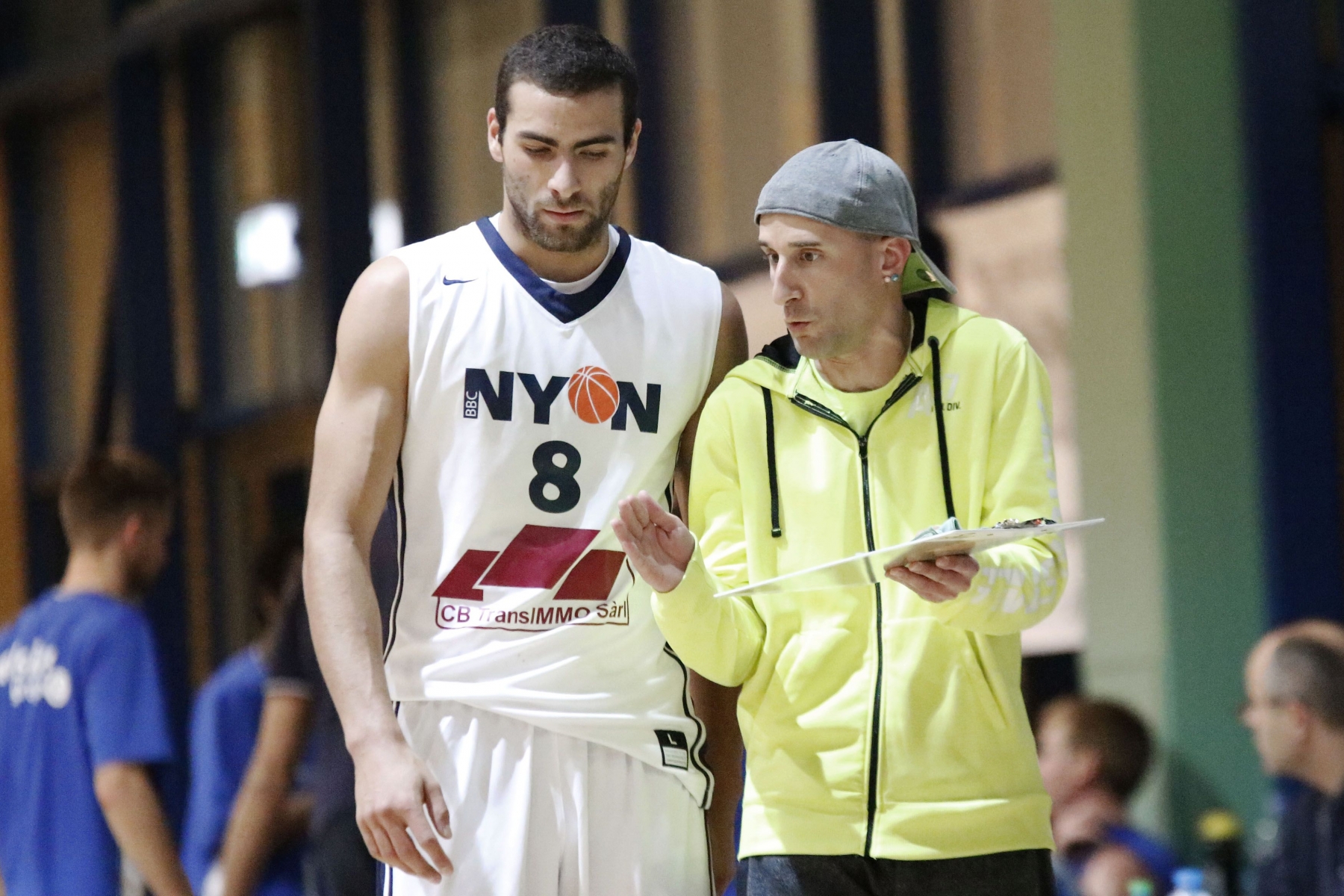 Nyon, Rocher, Samedi 19 novembre 2016, Basketball LNB, BBC Nyon vs Villars, Numéro 8 de Nyon Joël Wolfisberg, Photos Céline Reuille